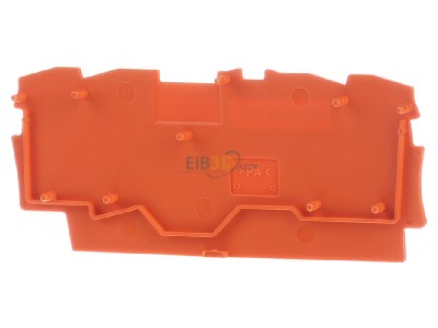 Back view WAGO 2002-1492 End/partition plate for terminal block 
