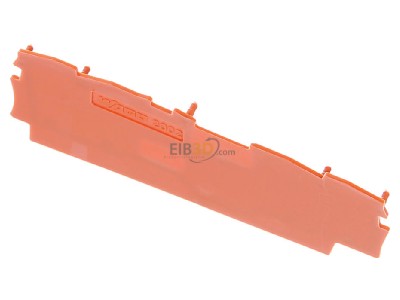 View up front WAGO 2002-1492 End/partition plate for terminal block 
