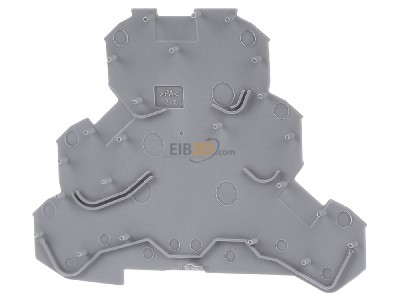 Back view WAGO 2002-3291 End/partition plate for terminal block 
