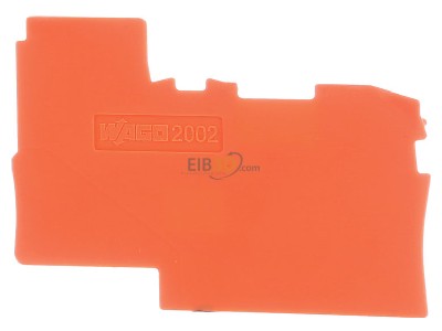 Frontansicht WAGO 2002-7192 Abschluss-u.Zwischenplatte 0,8mm dick 