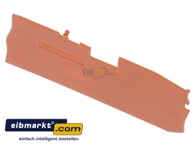 View up front WAGO Kontakttechnik 2016-7192 End/partition plate for terminal block
