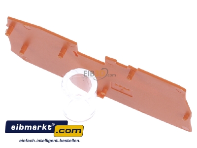 Ansicht oben hinten WAGO Kontakttechnik 2016-7192 Abschluss-u.Zwischenplatte 1mm dick 