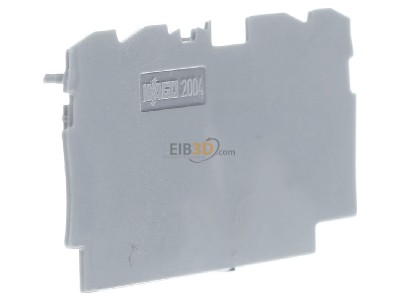 View on the left WAGO 2004-1491 End/partition plate for terminal block 
