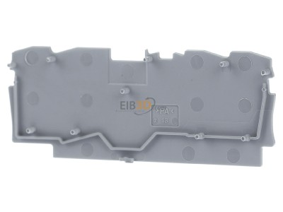 Back view WAGO 2004-1491 End/partition plate for terminal block 
