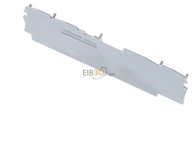 View up front WAGO 2004-1491 End/partition plate for terminal block 
