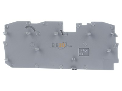 Back view WAGO 2010-1291 End/partition plate for terminal block 
