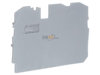 View on the left WAGO 2010-1391 End/partition plate for terminal block 
