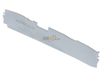 View up front WAGO 2010-1391 End/partition plate for terminal block 
