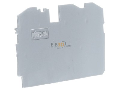 View on the left WAGO 2016-1391 End/partition plate for terminal block 
