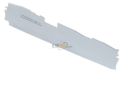 View up front WAGO 2016-1391 End/partition plate for terminal block 
