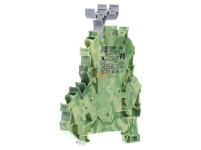 View on the right WAGO 2002-2237 Ground terminal block 2-p 5,2mm 
