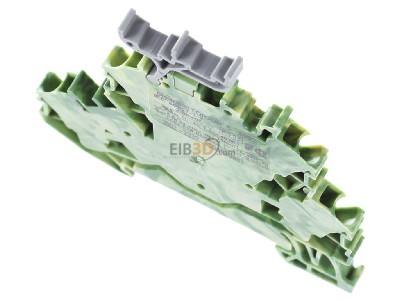 Top rear view WAGO 2002-2237 Ground terminal block 2-p 5,2mm 
