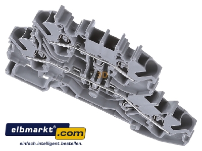 Ansicht oben vorne WAGO Kontakttechnik 2002-2201 Doppelstockklemme 