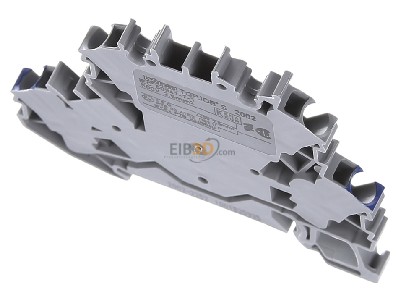 Top rear view WAGO 2002-2202 Feed-through terminal block 5,2mm 24A 
