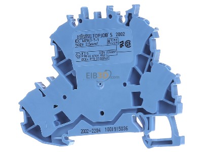 Back view WAGO 2002-2204 Feed-through terminal block 5,2mm 24A 
