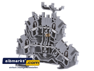 Front view WAGO Kontakttechnik 2002-2231 Feed-through terminal block 5,2mm 24A 
