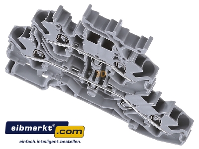 Ansicht oben vorne WAGO Kontakttechnik 2002-2231 Doppelstockklemme 