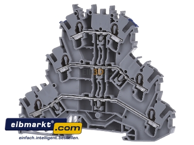 Front view WAGO Kontakttechnik 2002-3203 Feed-through terminal block 5,2mm 24A
