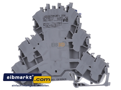 Back view WAGO Kontakttechnik 2002-3203 Feed-through terminal block 5,2mm 24A
