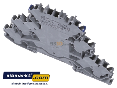 Top rear view WAGO Kontakttechnik 2002-3203 Feed-through terminal block 5,2mm 24A
