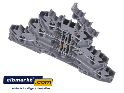 Ansicht oben vorne WAGO Kontakttechnik 2002-3233 Dreistockklemme 