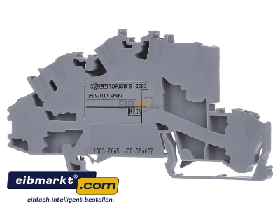 Back view WAGO Kontakttechnik 2003-7645 Installation terminal block 5,2mm 32A
