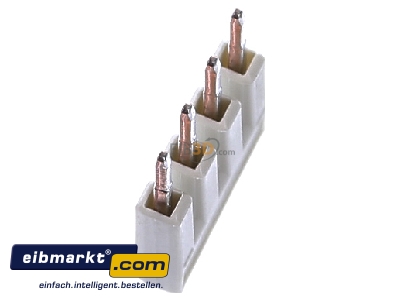 Ansicht oben links WAGO Kontakttechnik 2001-404 Kammbrcker 4-fach Nennstrom 18A 