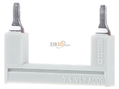 Front view WAGO 2006-434 Cross-connector for terminal block 2-p 
