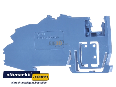 Ansicht hinten WAGO Kontakttechnik 2009-305 Sammelschienentrger fr TS35 