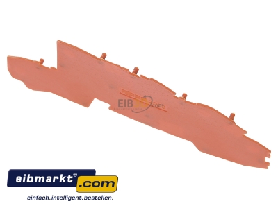 View up front WAGO Kontakttechnik 2003-7692 End/partition plate for terminal block
