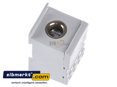 View top left Hager KJ02A Power distribution block (rail mount)
