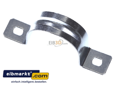 Ansicht oben hinten OBO Bettermann 605 32 G Befestigungsschelle galv.vz 