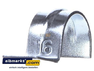 View on the right OBO Bettermann 604 16 G Fixing clip
