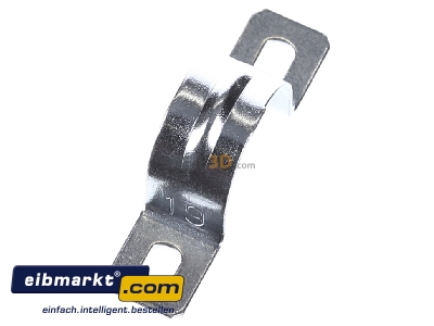 Ansicht oben links OBO Bettermann 605 19 G Befestigungsschelle galv.vz 