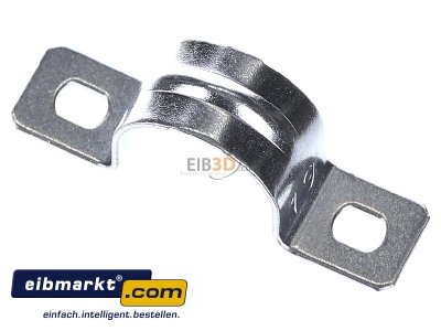 Ansicht oben hinten OBO Bettermann 605 19 G Befestigungsschelle galv.vz 
