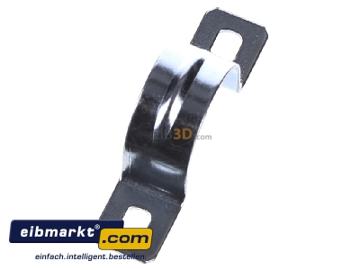 Ansicht oben links OBO Bettermann 605 21 G Befestigungsschelle galv.vz 