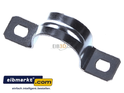 Ansicht oben hinten OBO Bettermann 605 21 G Befestigungsschelle galv.vz 