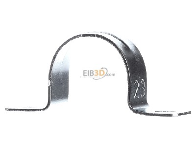 Ansicht hinten OBO 605 23 G Befestigungsschelle galv.vz 