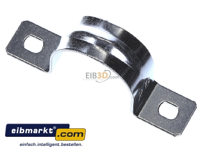 Ansicht oben hinten OBO Bettermann 605 28 G Befestigungsschelle galv.vz 