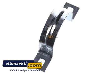 Ansicht oben links OBO Bettermann 605 37 G Befestigungsschelle galv.vz 
