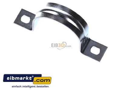 Ansicht oben hinten OBO Bettermann 605 37 G Befestigungsschelle galv.vz 