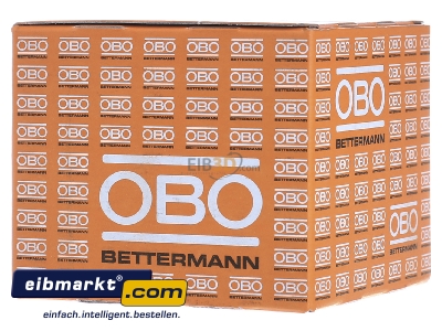 View on the left OBO Bettermann 2009 35 LGR SP Nail clip 9mm 
