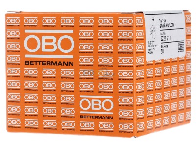 Ansicht links OBO 2016 40 LGR Iso-Nagel-Clip 16mm 