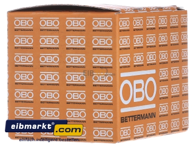 View on the left OBO Bettermann 2025 25 LGR Nail clip 4...7mm - 
