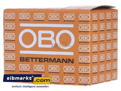 Ansicht hinten OBO Bettermann 2025 25 LGR Haft-Clip m.Nagel 4-7mm L25 PP lgr 