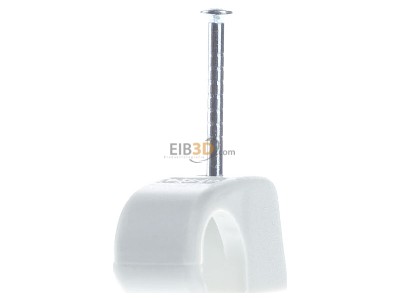 Frontansicht OBO 2027 30 LGR Haft-Clip m.Nagel 10-14mm L30 PP lgr 