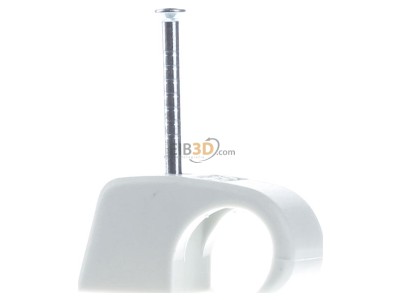 Ansicht links OBO 2027 30 LGR Haft-Clip m.Nagel 10-14mm L30 PP lgr 