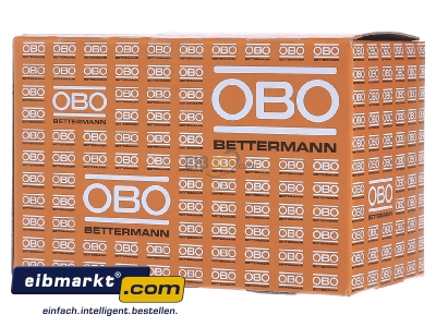 Back view OBO Bettermann 2027 40 LGR Nail clip 10...14mm - 
