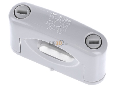 Ansicht oben hinten OBO 3083 LGR SOM-Schelle Iso,lgr 