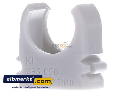 Back view Kleinhuis 796.090 Tube clamp 15,5mm - 
